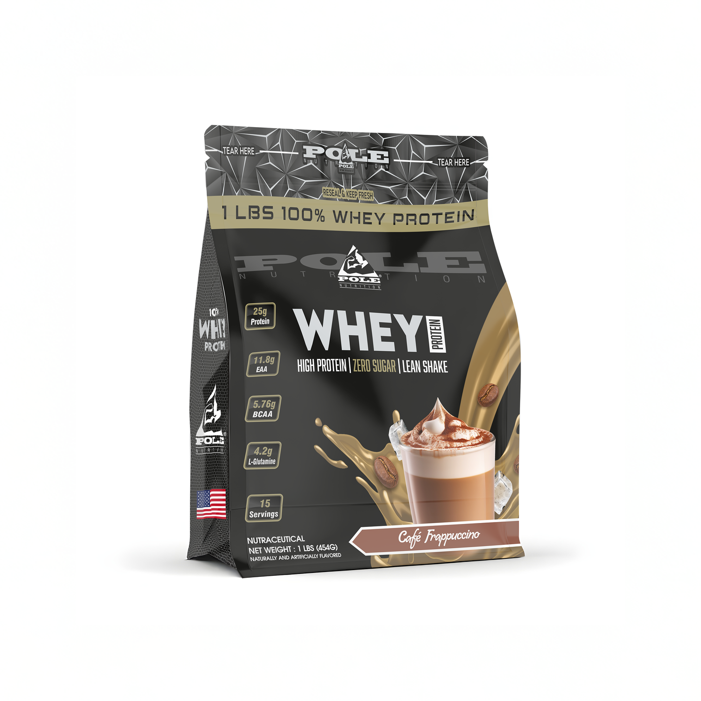 1 LBS POLE Nutrition 100% Whey Protein