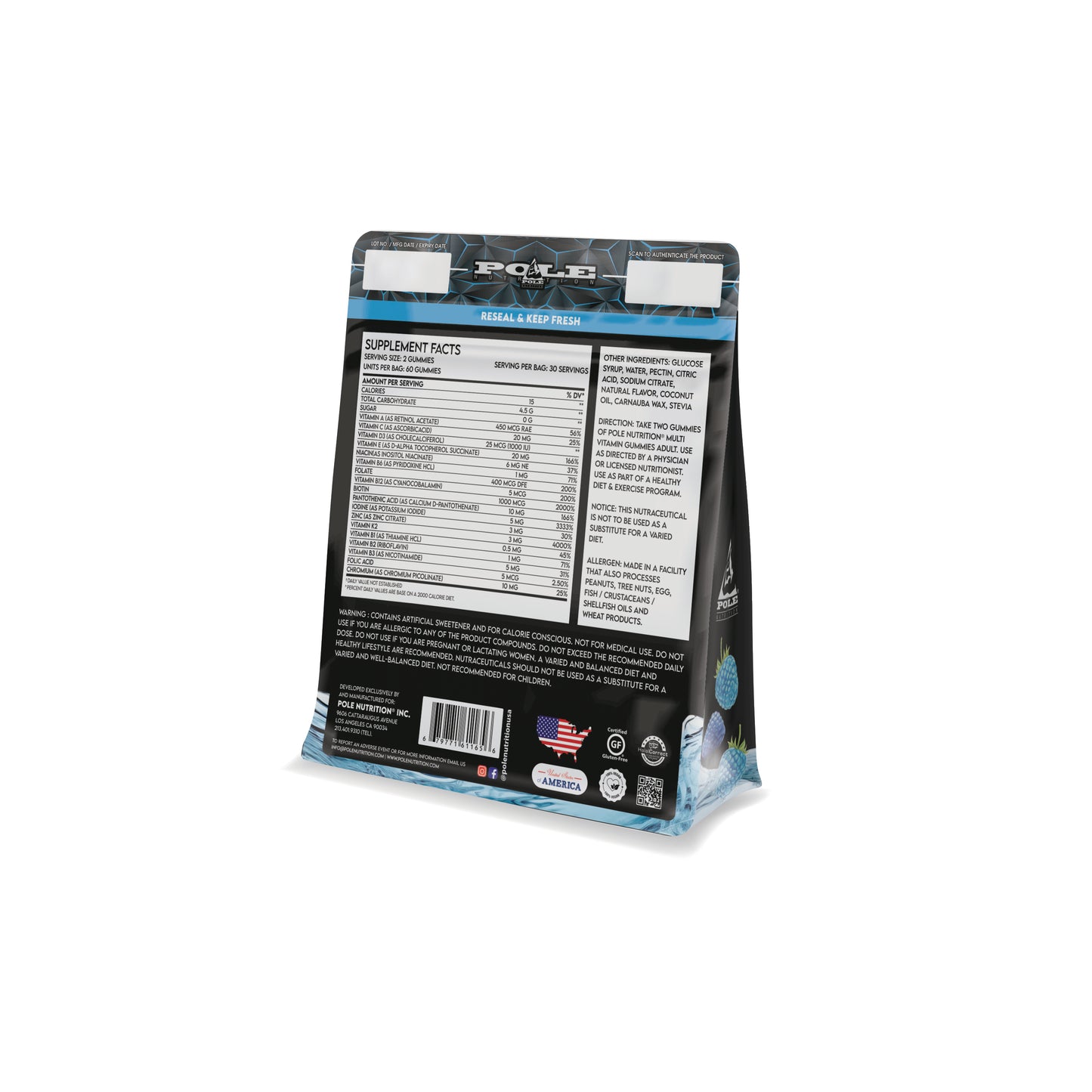 Multi Vitamin Gummies (No Sugar Added)