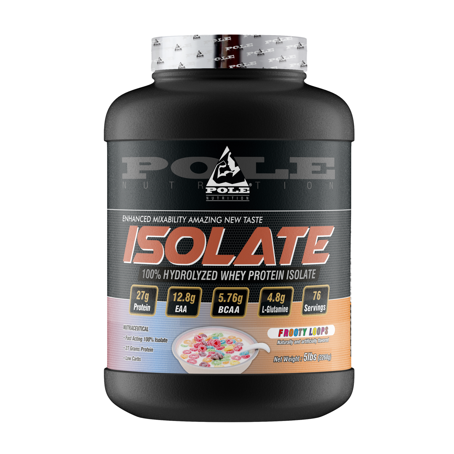 Isolate Protein, 5Lbs, 76 Servings