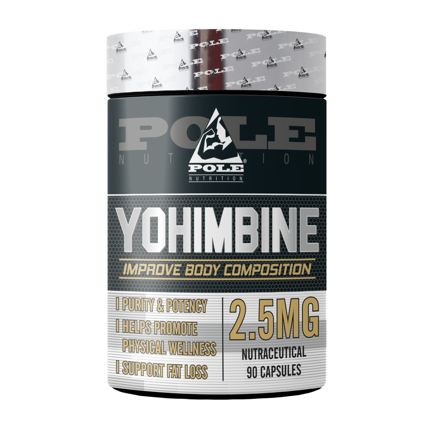 Yohimbine HCL, 90 Capsules