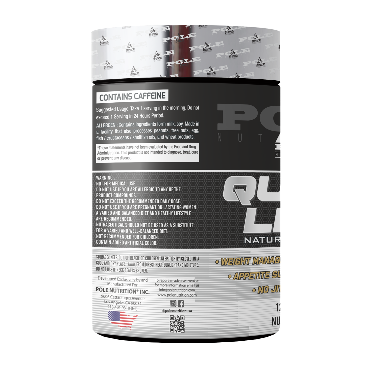 Quadlean Fat Burner, 120 Capsules