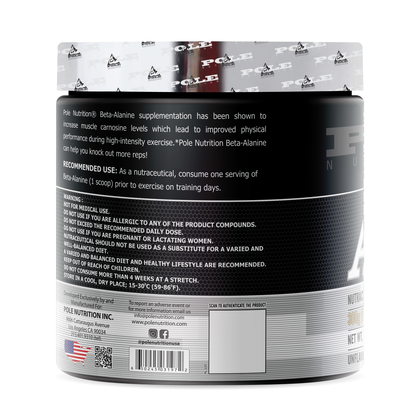 BETA-ALANINE 300 GRAMS