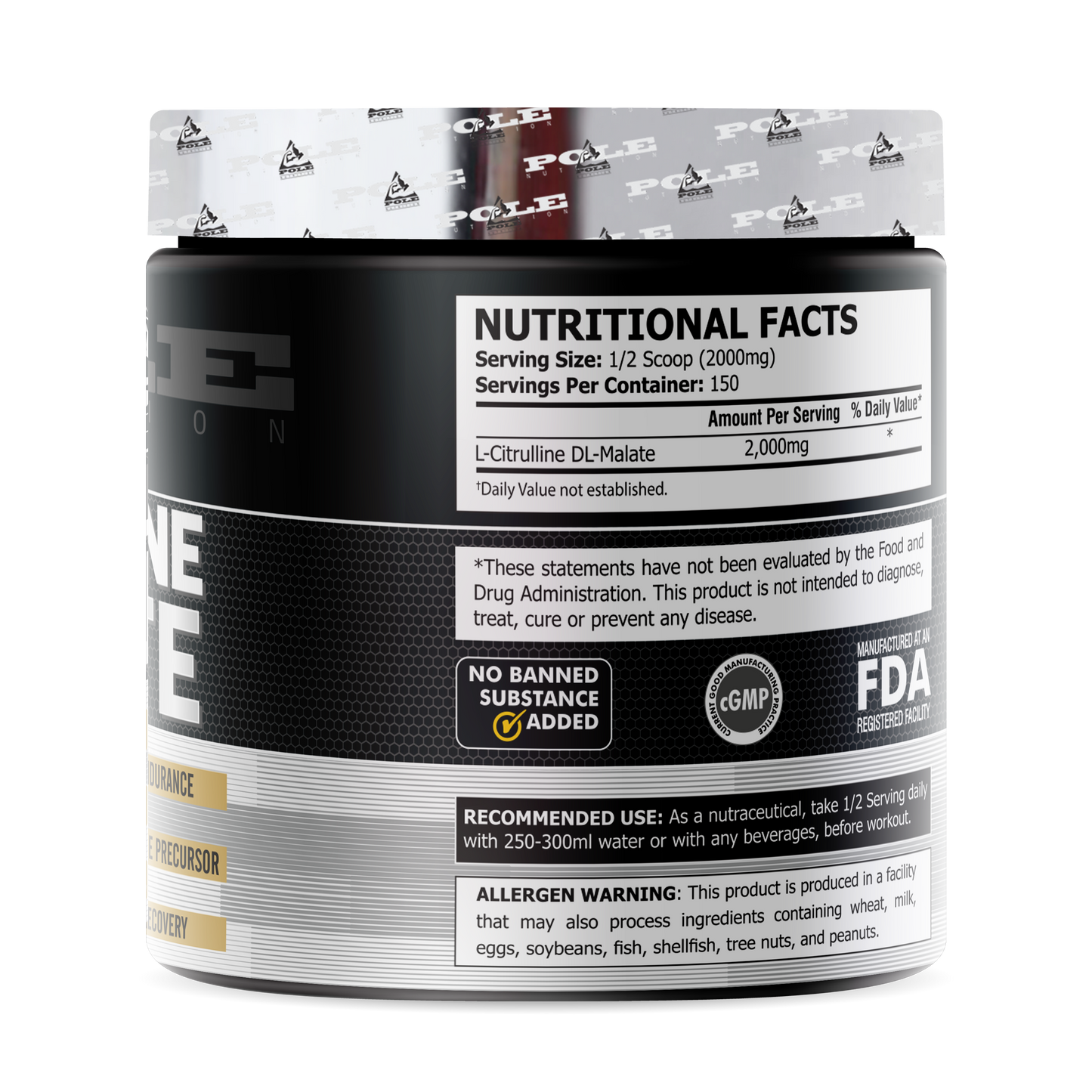Citrulline Malate, 200 Grams