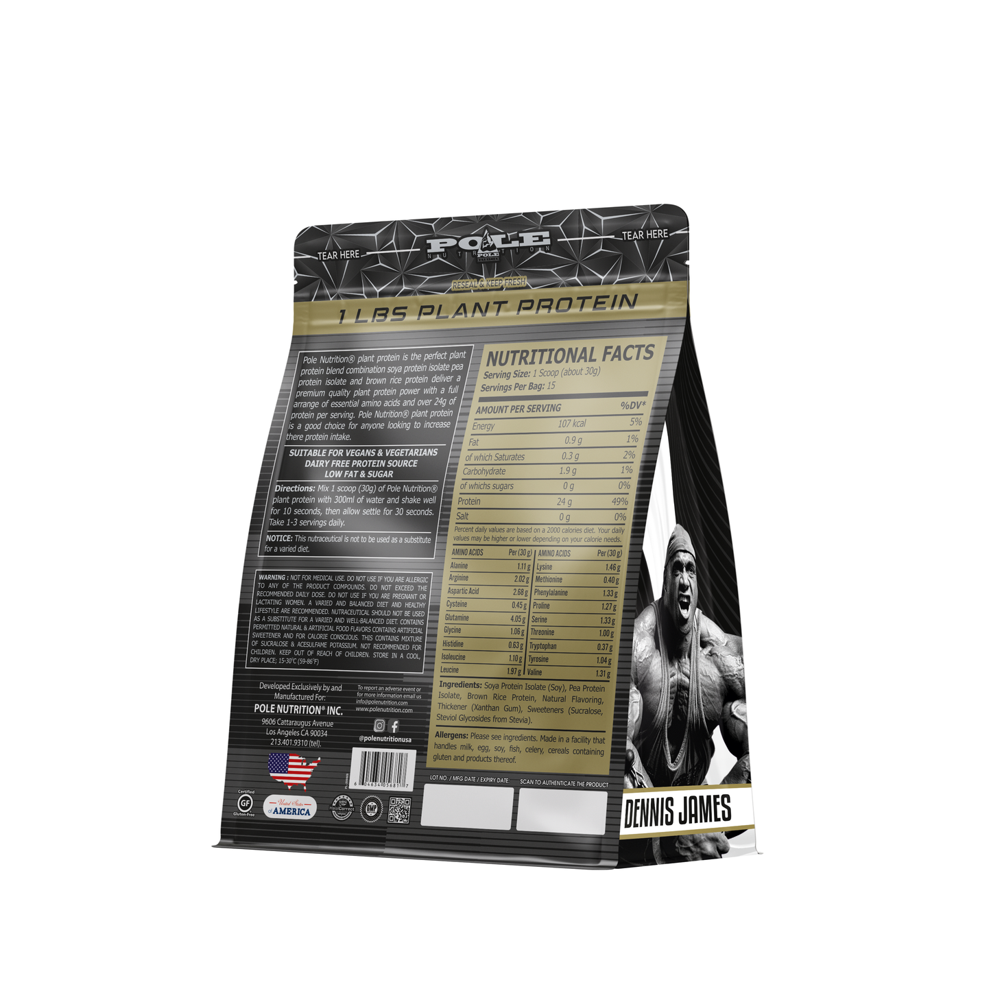 Pole Nutrition Plant Protein 1 LBS
