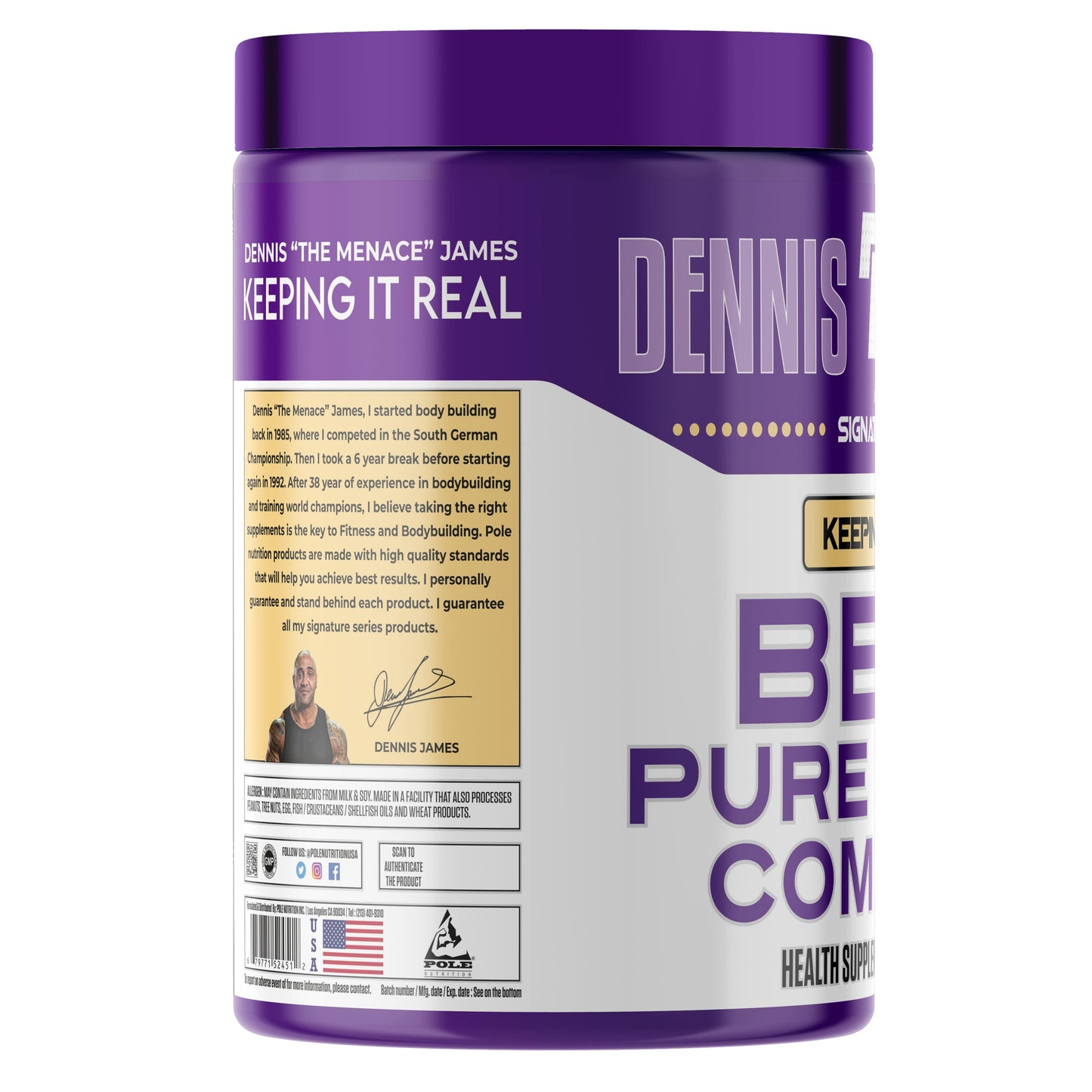 Dennis James Signature Series Beef Pure Amino Complex