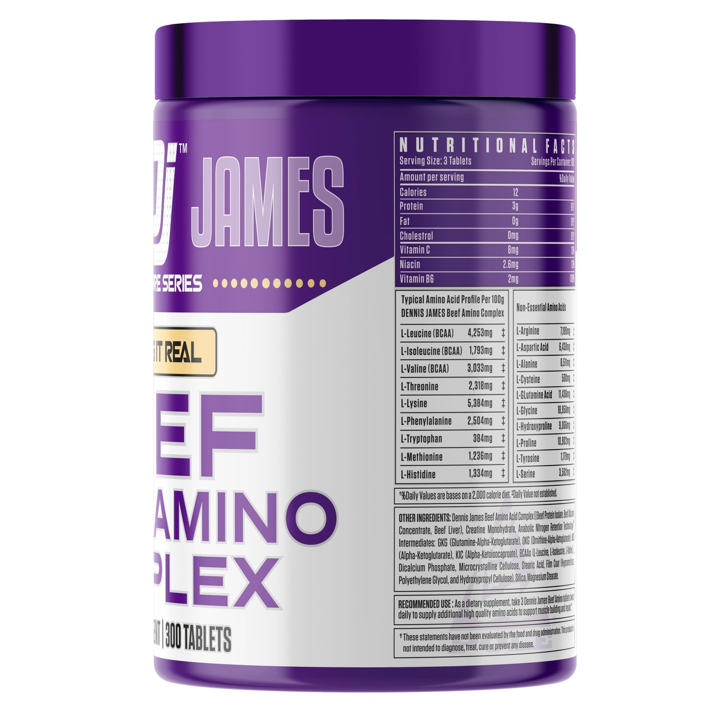 Dennis James Signature Series Beef Pure Amino Complex