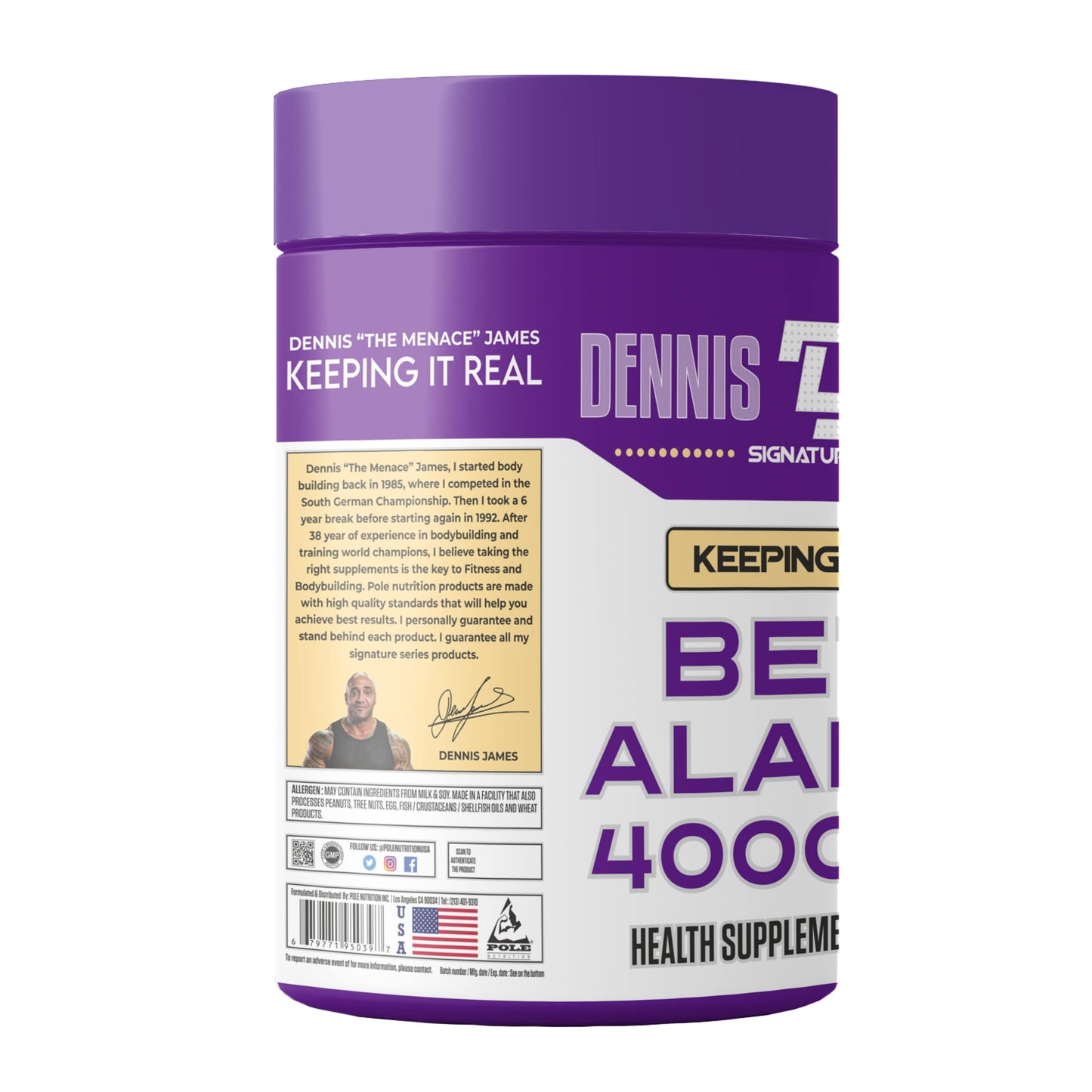 Dennis James Signature Series BETA ALANINE 4000MG