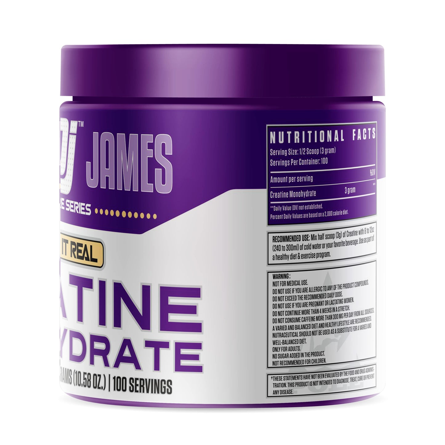 Dennis James Signature Series Creatine Monohydrate