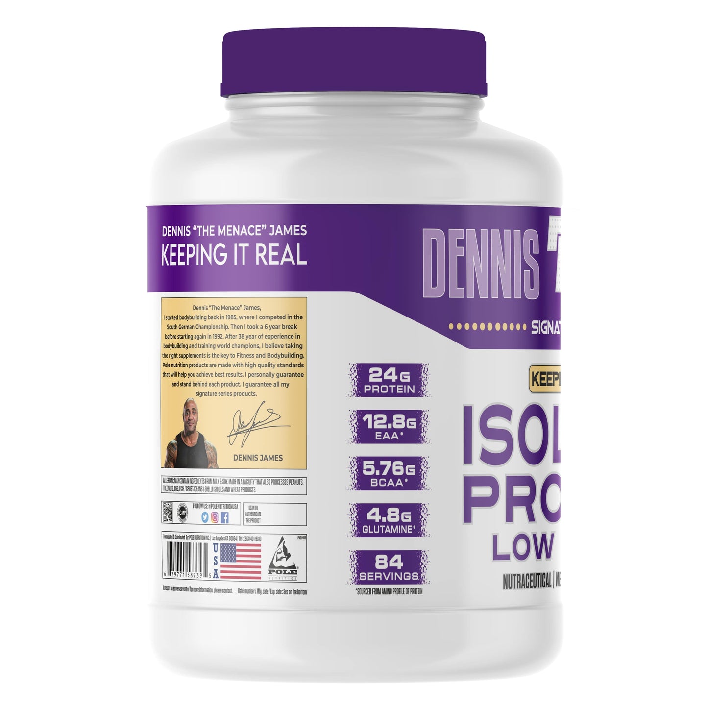 Dennis James Signature Series Isolate Protein