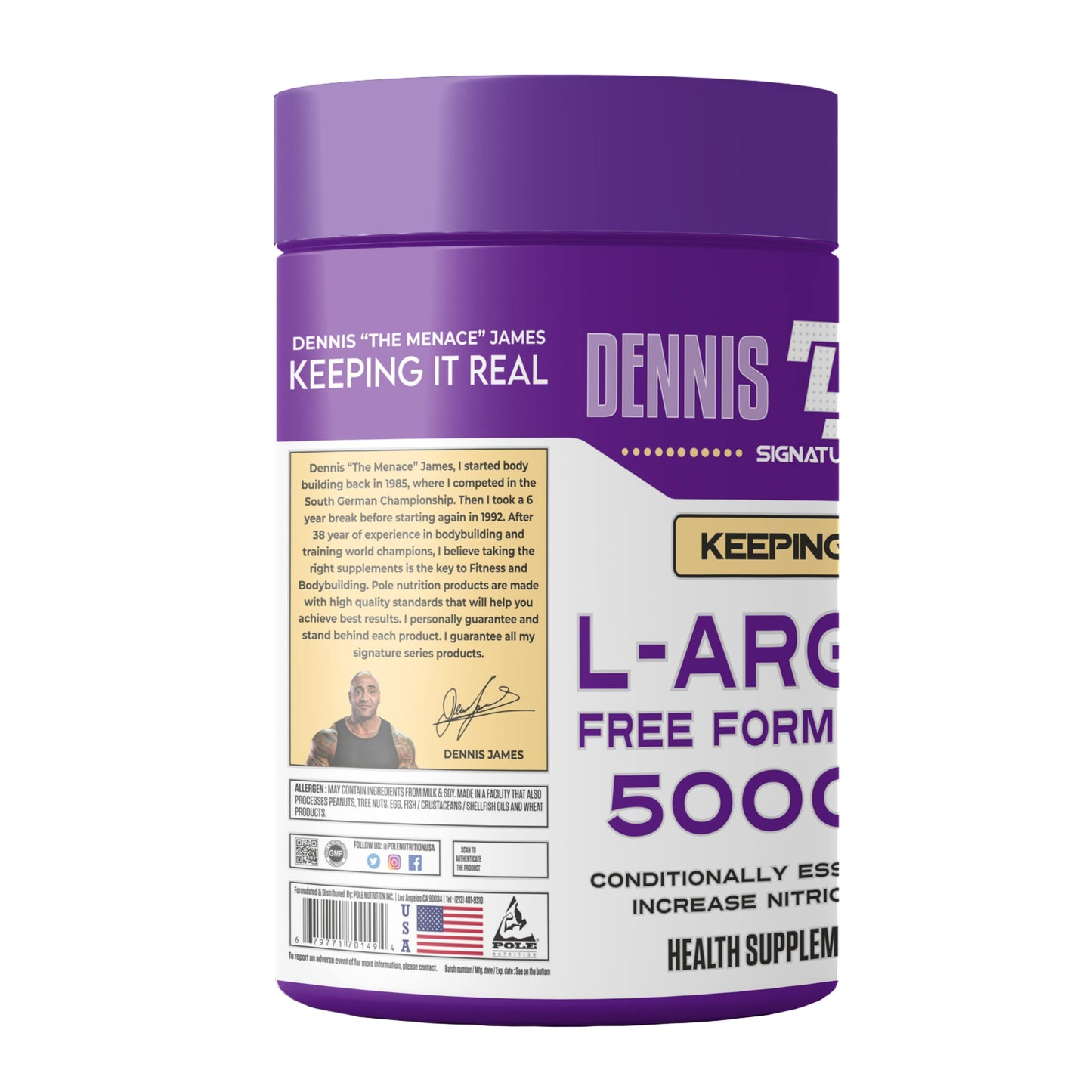 Dennis James Signature Series L-Arginine 5000mg