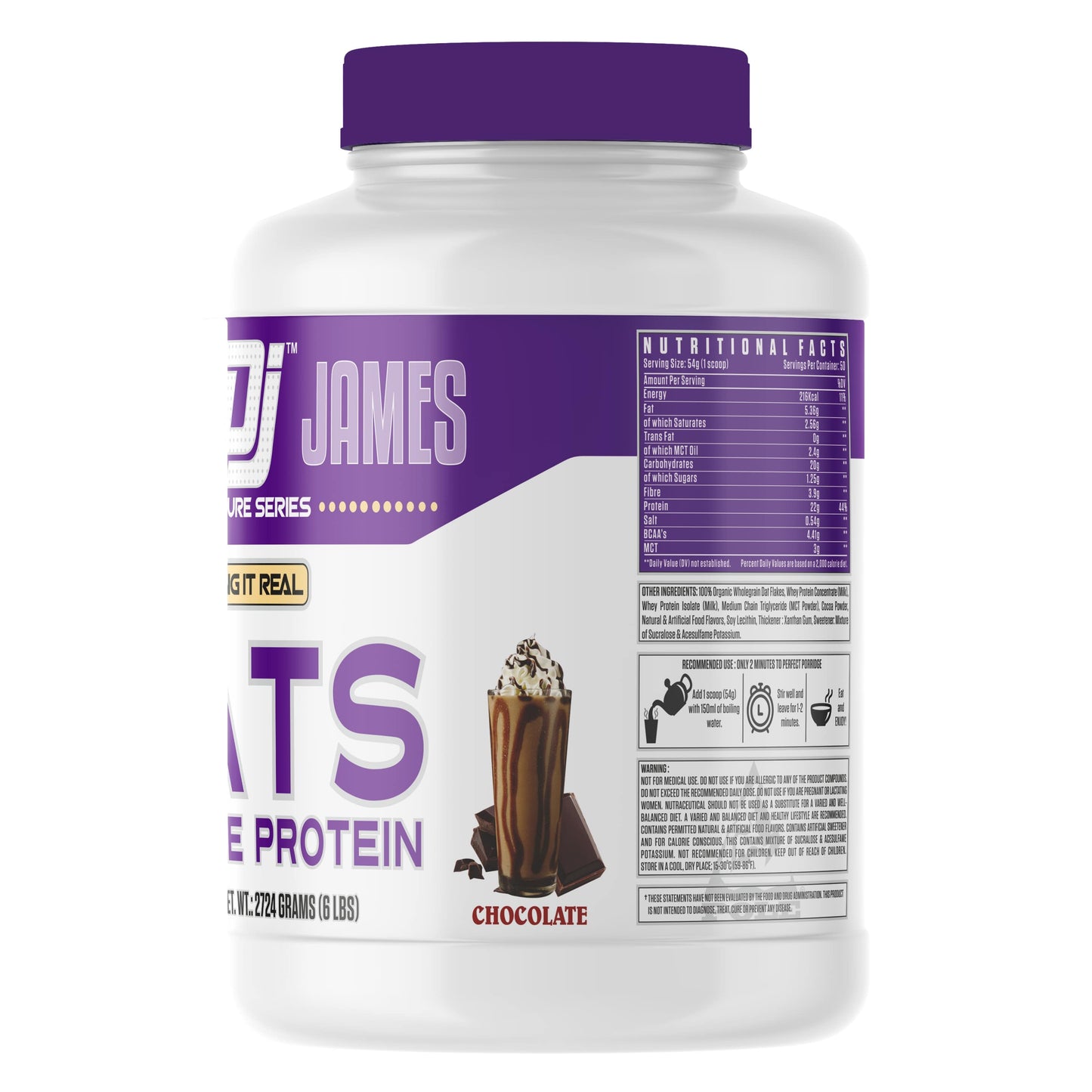 Dennis James Signature Series Oats Advance Protein