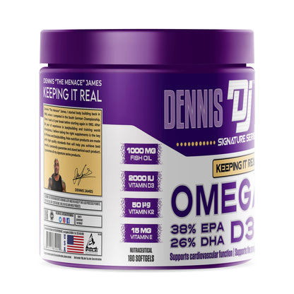 Dennis James Signature Series Omega-3 Fish Oil 180 Softgels