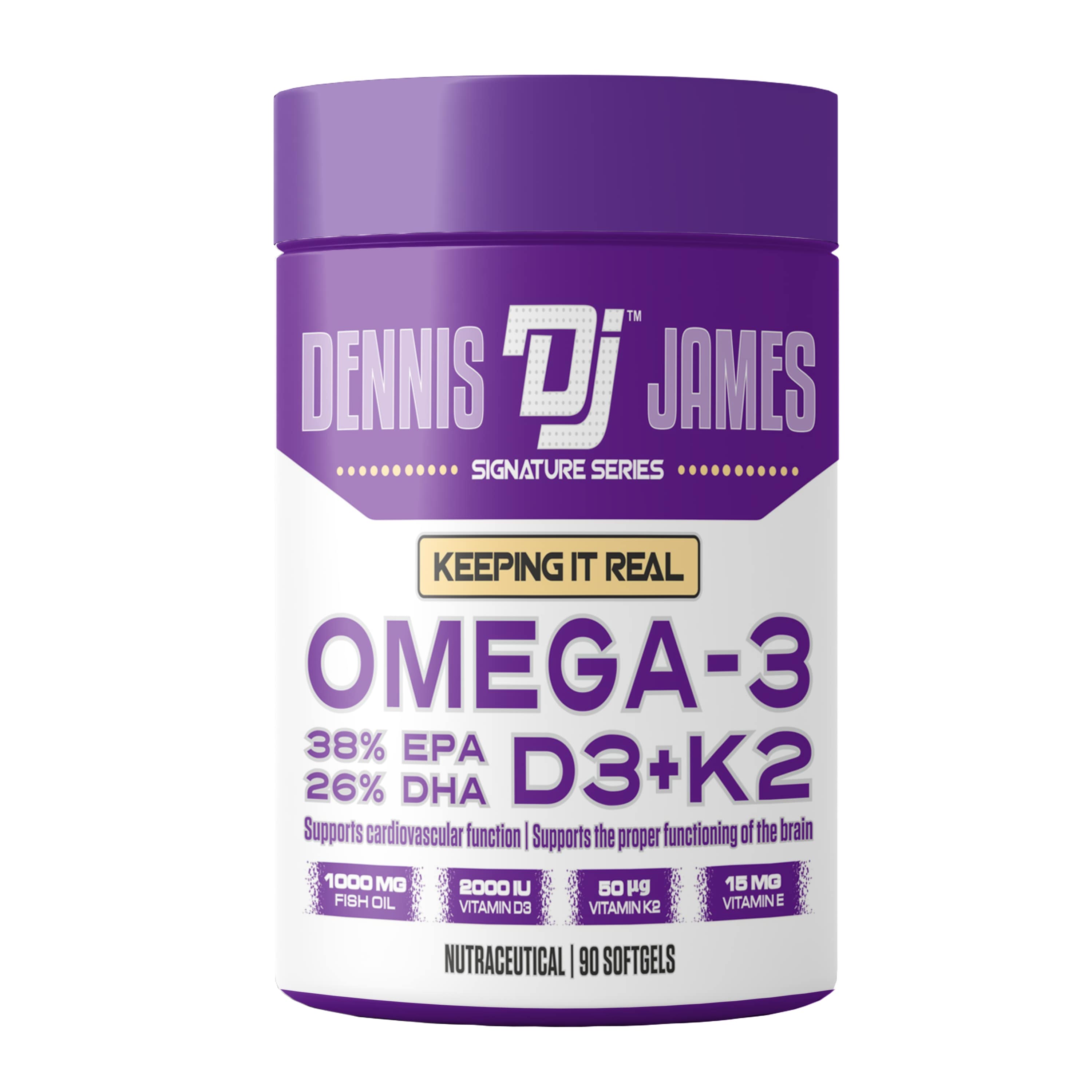 DENNIS JAMES OMEGA 3 90 SOFT GEL