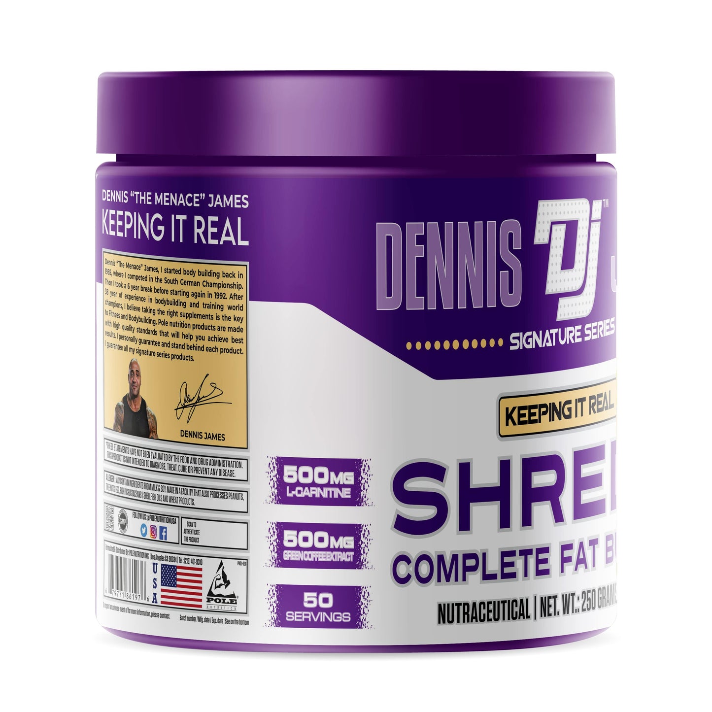 Dennis James Signature Series Shreds Complete Fat Burning