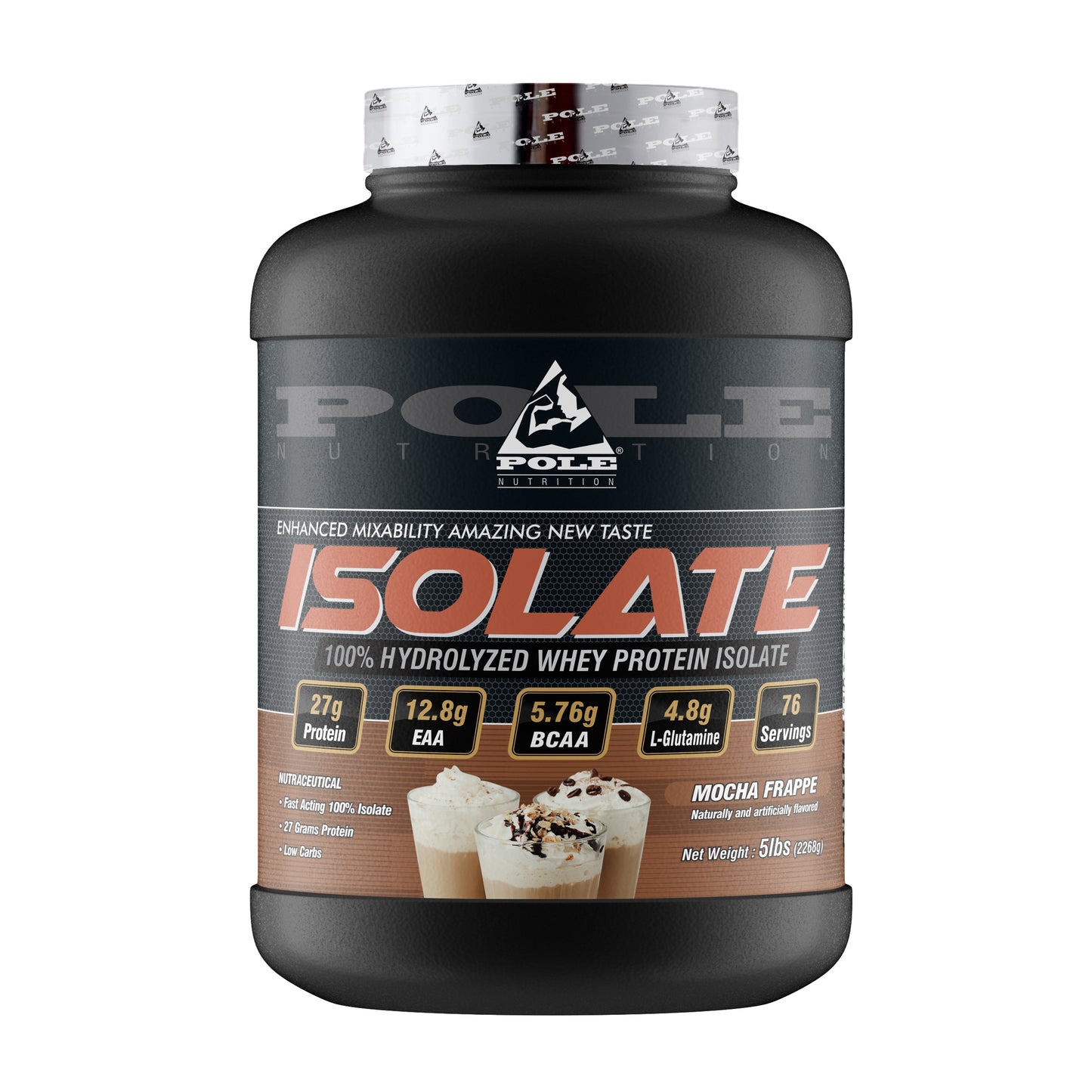 Isolate Protein, 5Lbs, 76 Servings