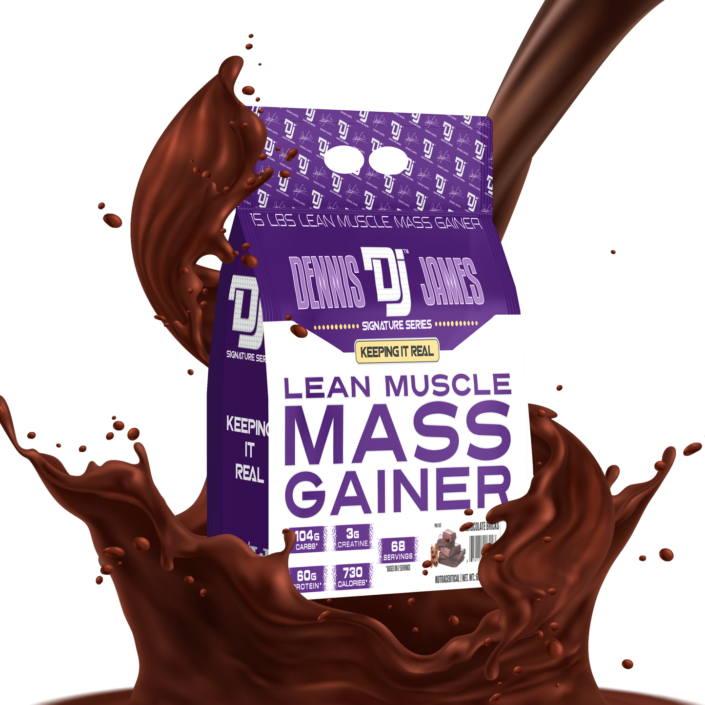 Dennis James Signature Series Lean Muscle Mass Gainer, 15Lbs