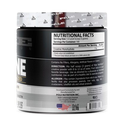 Creatine Monohydrate, 300 Grams Unflavoured