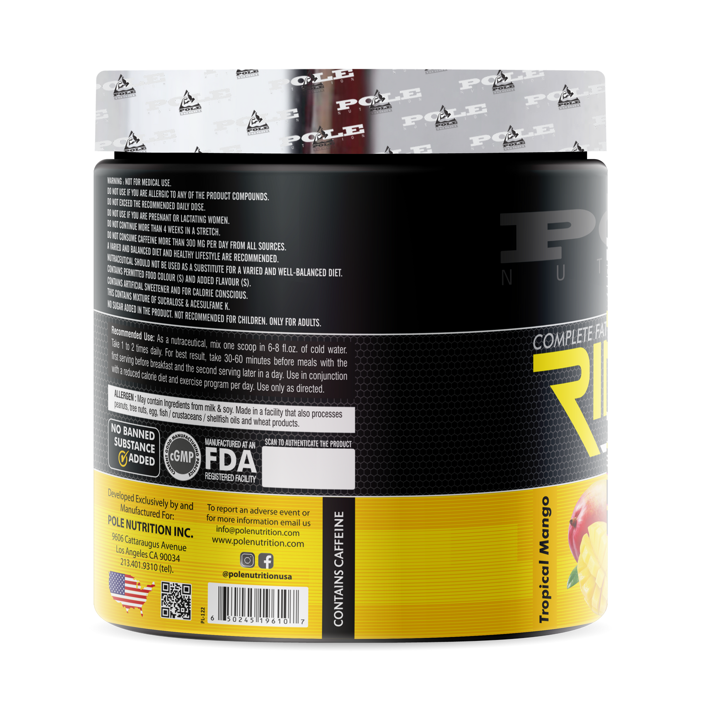 Ripper Fat Burner, 50 Servings