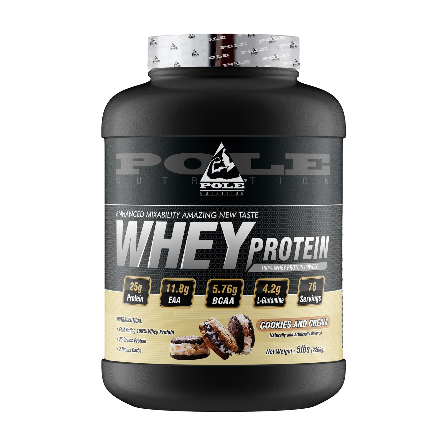 100% Whey Protein Powder 5Lbs