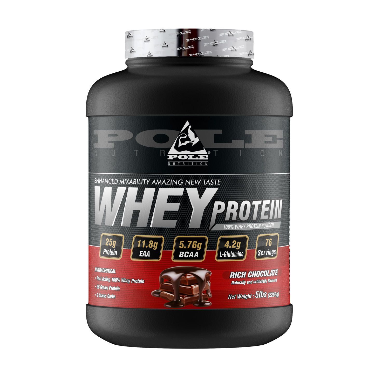 100% Whey Protein Powder 5Lbs