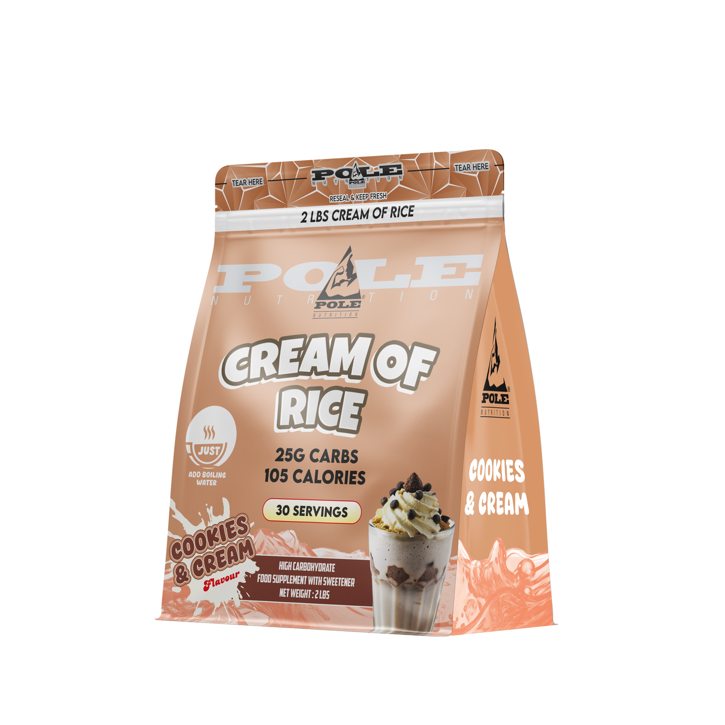 Pole Nutrition Cream of Rice Bag 2 LBS