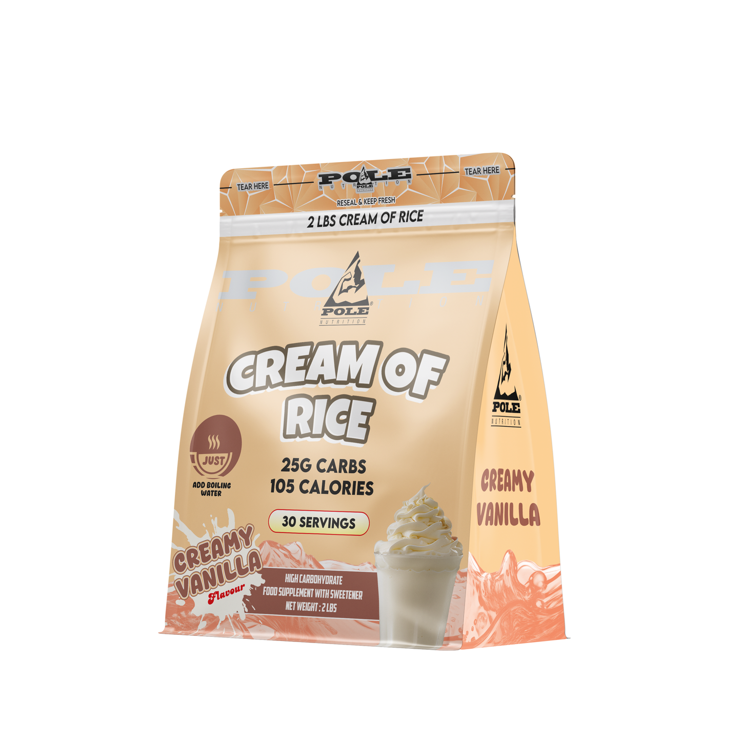 Pole Nutrition Cream of Rice Bag 2 LBS