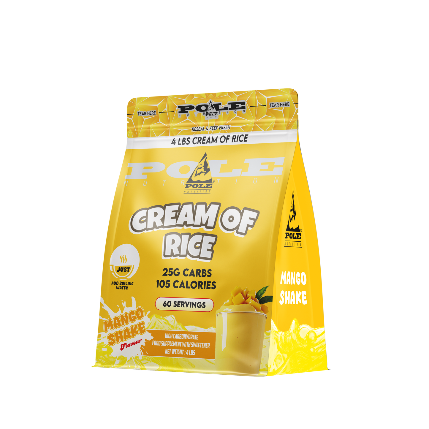 Pole Nutrition Cream of Rice Bag 4 LBS