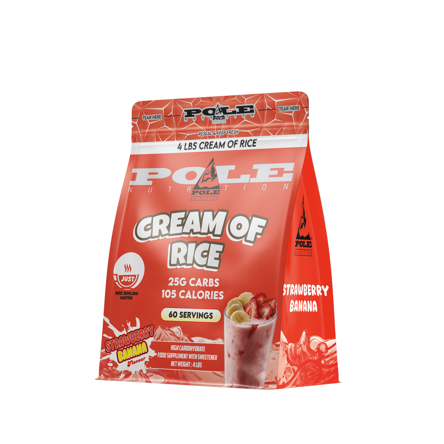 Pole Nutrition Cream of Rice Bag 4 LBS