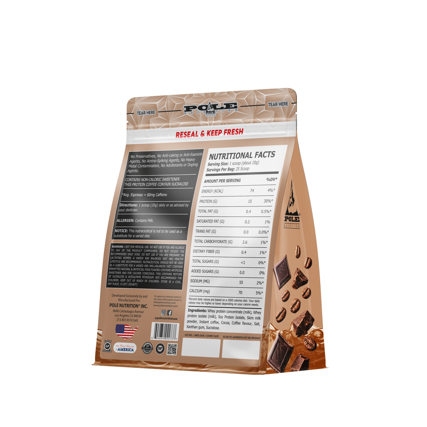Pole Nutrition Protein Coffee