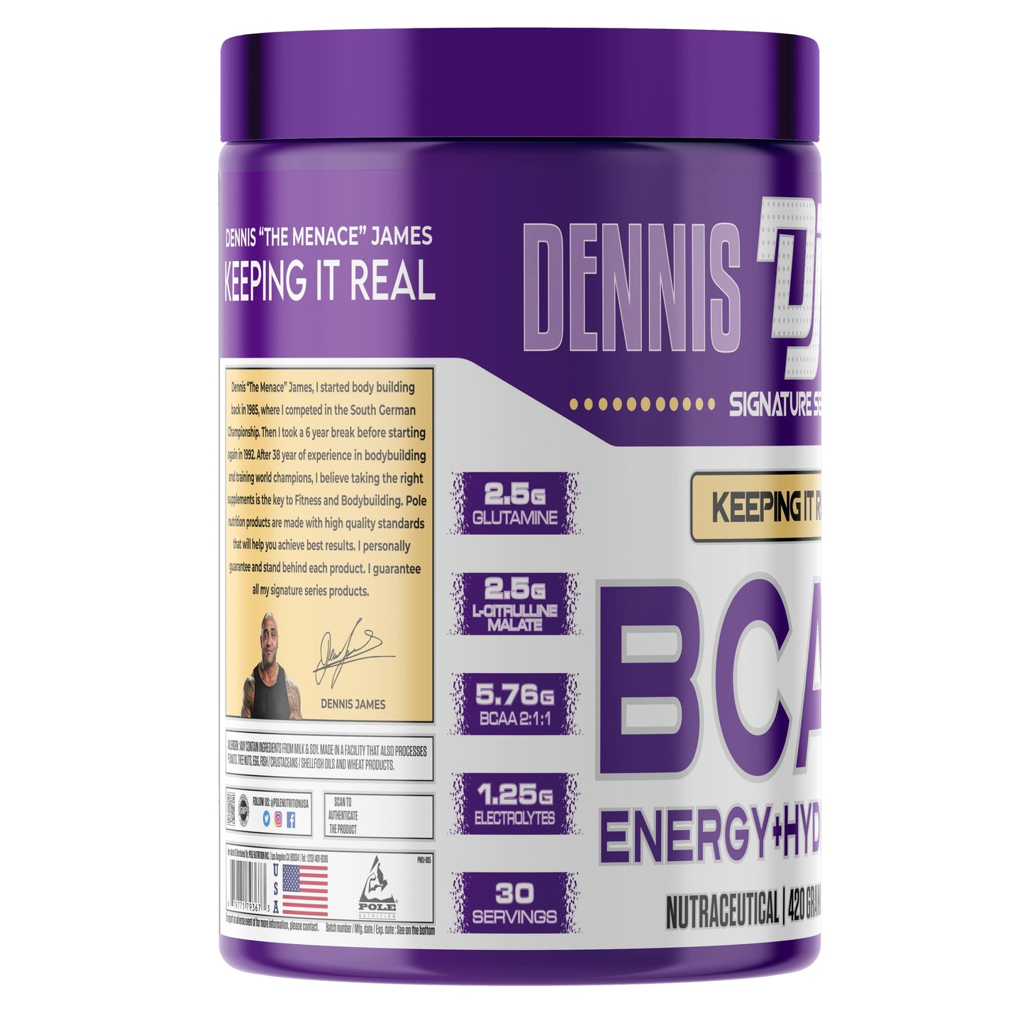 Dennis James Signature Series  BCAA