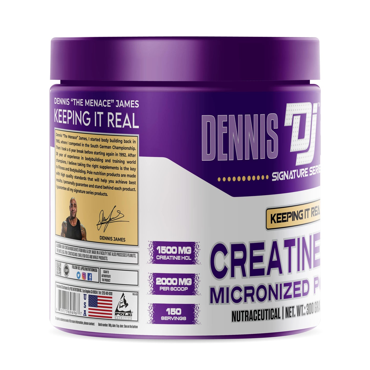 Dennis James Signature Series Creatine HCL