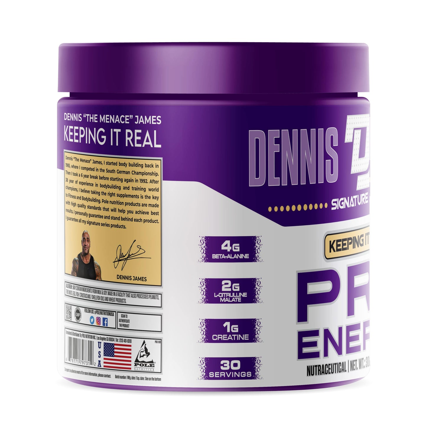 Dennis James Signature Series Pre Energy (Pre Workout)