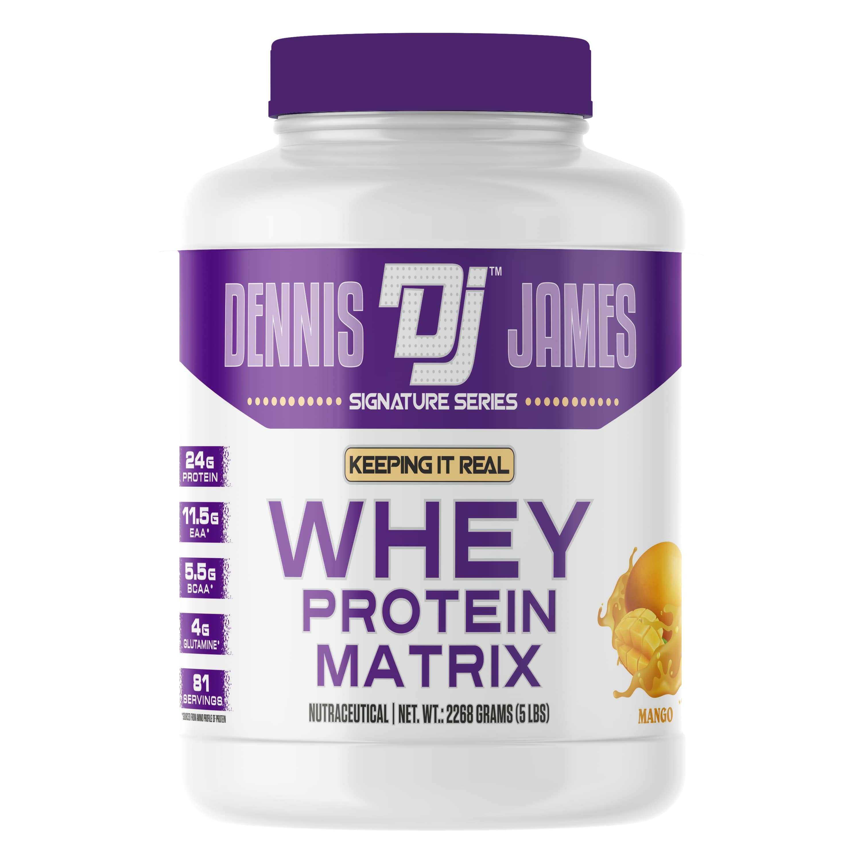 Dennis James Signature Series Whey Protein Matrix – POLE & DENNIS JAMES