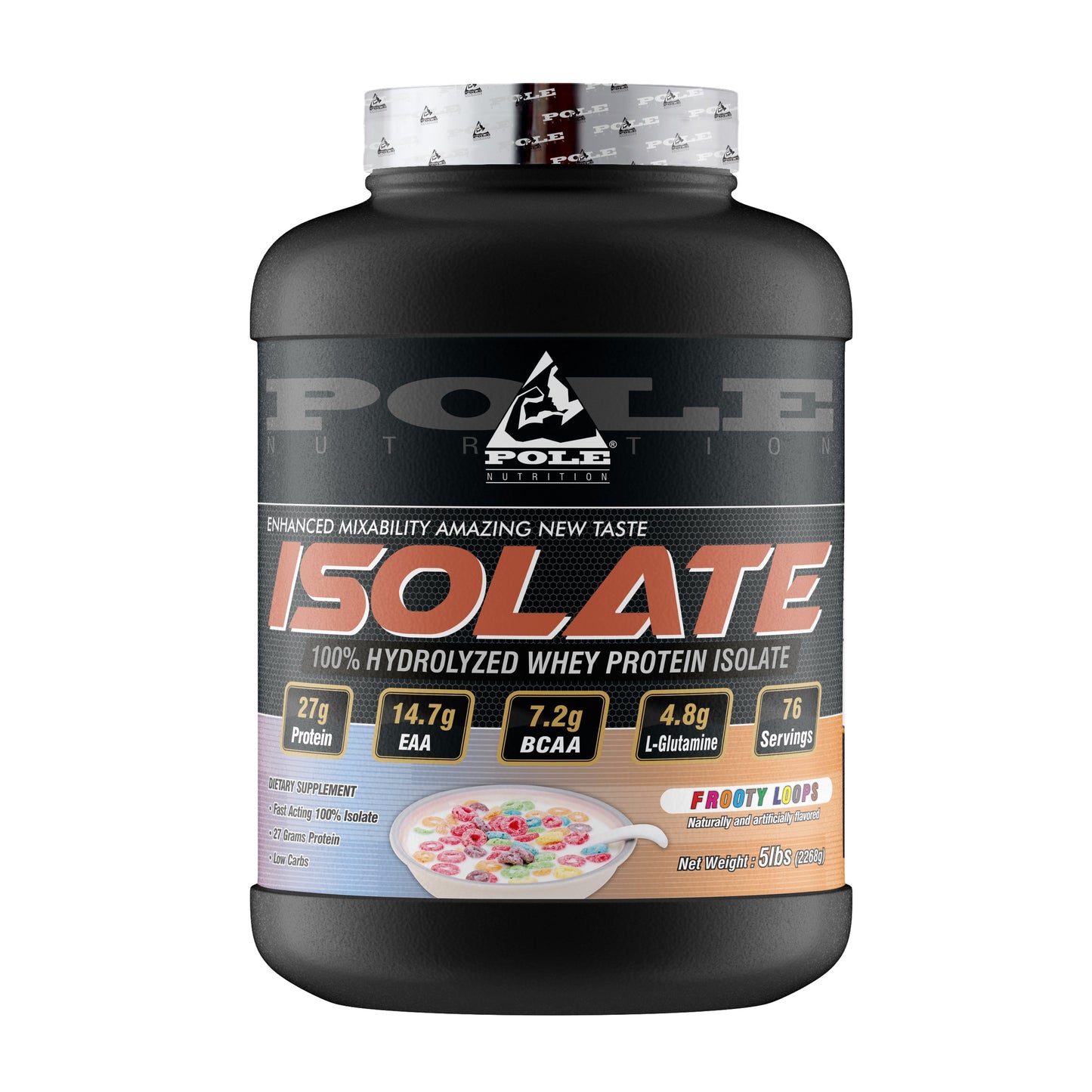 Isolate Protein, 5Lbs, 76 Servings