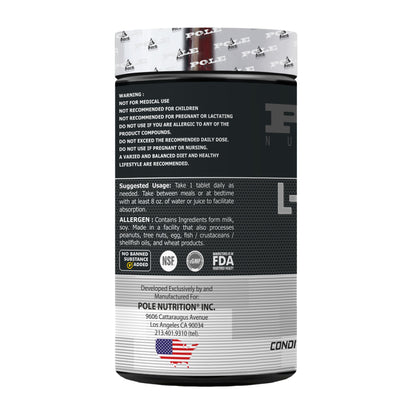 L-Arginine 1000mg, 120 Tablets