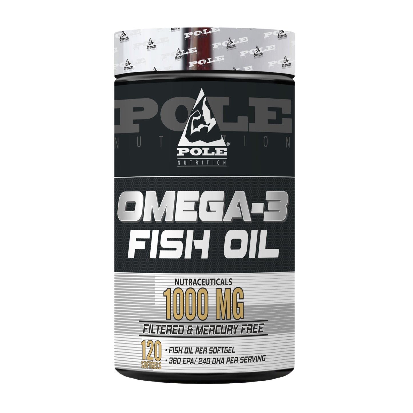 Omega-3 Fish Oil 1000mg, 120 Softgels