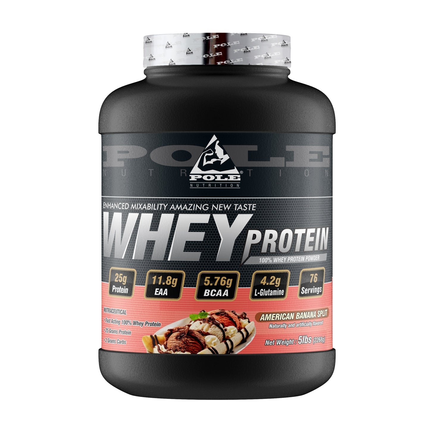 100% Whey Protein Powder 5Lbs