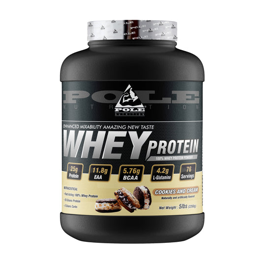 100% Whey Protein Powder, 5Lbs