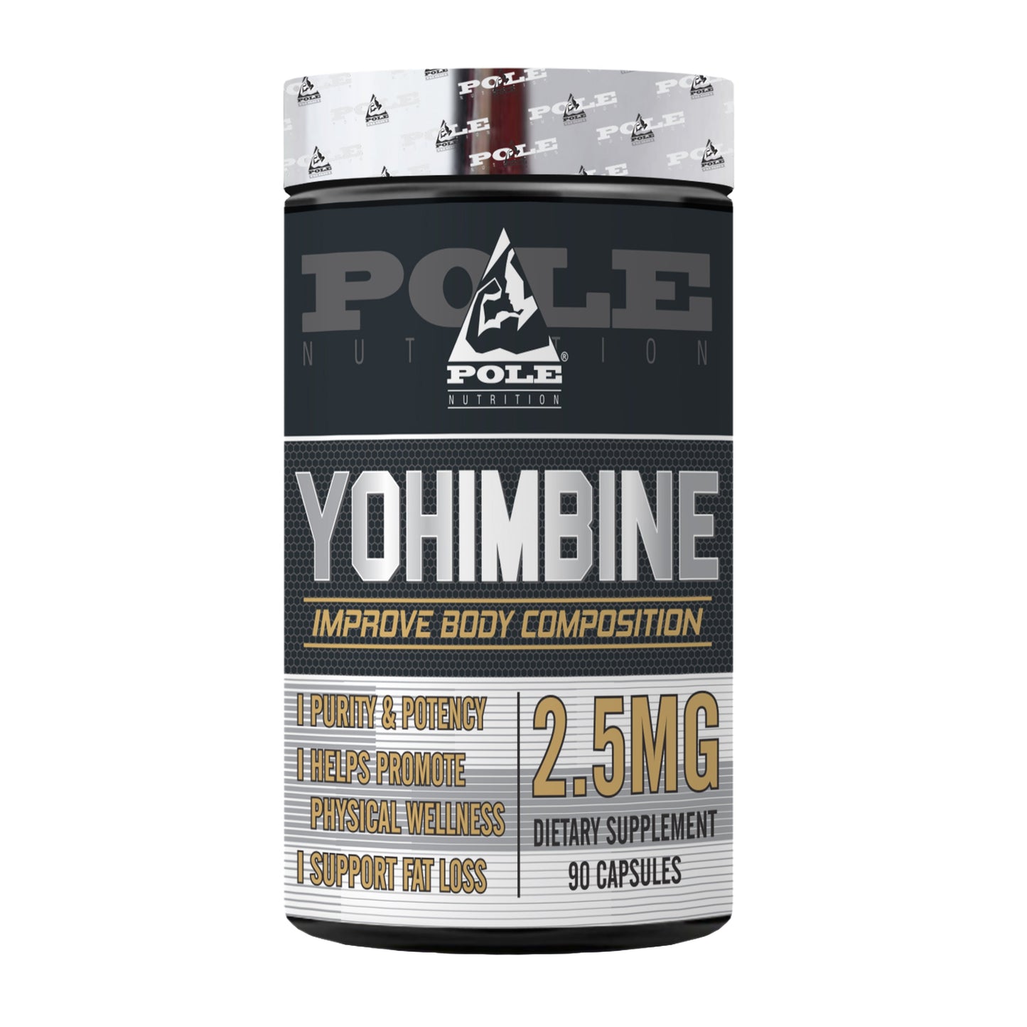 Yohimbine HCL, 60 Capsules